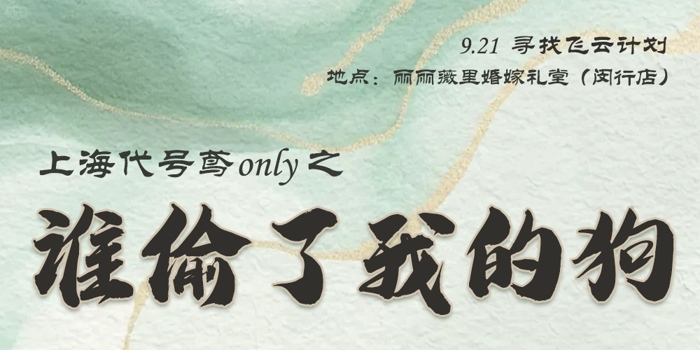 上海代号鸢only之谁偷了我的狗